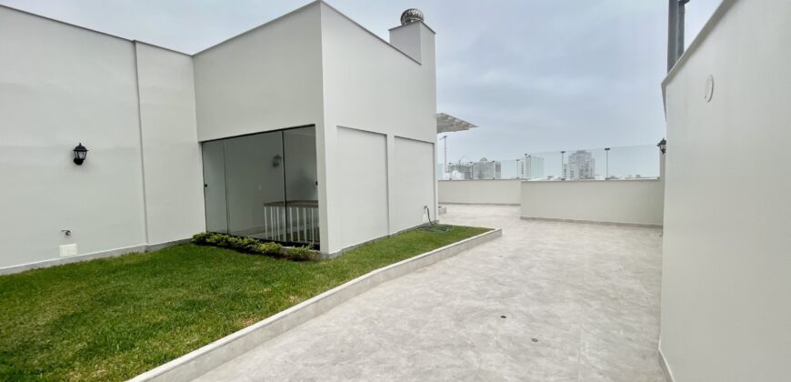 ESTRENO MODERNO PENTHOUSE DUPLEX CON TERRAZA FRENTE A EXCLUSIVO PARQUE