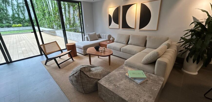 Venta de Moderno Departamento Estreno con Terraza con Vista a Parque