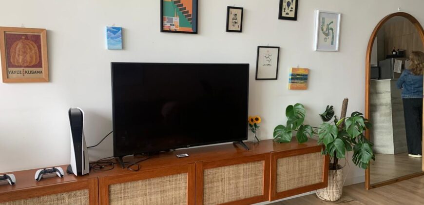 Se alquila moderno departamento amoblado con balcon en Barranco cerca a parque y malecon