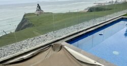 Se Vende Precioso Duplex con Espectacular Vista Al Mar con Jardin Piscina BBq en Malecon Pazos