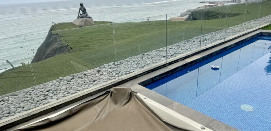 Se Vende Precioso Duplex con Espectacular Vista Al Mar con Jardin Piscina BBq en Malecon Pazos