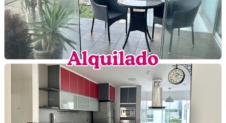 Alquiler de Moderno Departamento Miraflores con Terraza Muy Cerca a Malecon