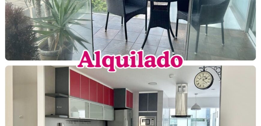Alquiler de Moderno Departamento Miraflores con Terraza Muy Cerca a Malecon