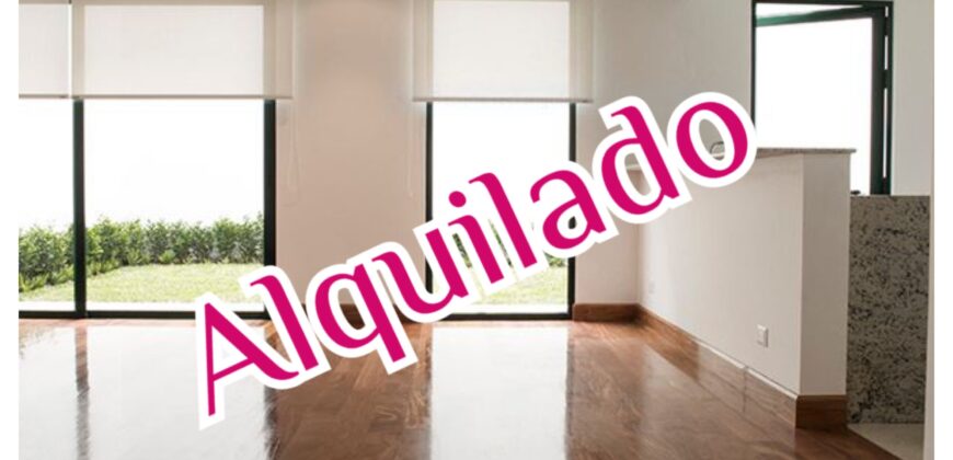 Se alquila moderno dpto en 1er piso con terraza y jardin muy cerca a Miguel Dasso