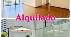 SE ALQUILA MODERNO DEPARTAMENTO EN CONDOMINIO CON LINDAS ÁREAS COMUNES