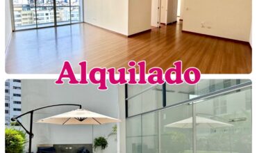 SE ALQUILA MODERNO DEPARTAMENTO EN CONDOMINIO CON LINDAS ÁREAS COMUNES