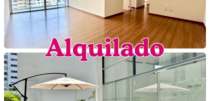 SE ALQUILA MODERNO DEPARTAMENTO EN CONDOMINIO CON LINDAS ÁREAS COMUNES