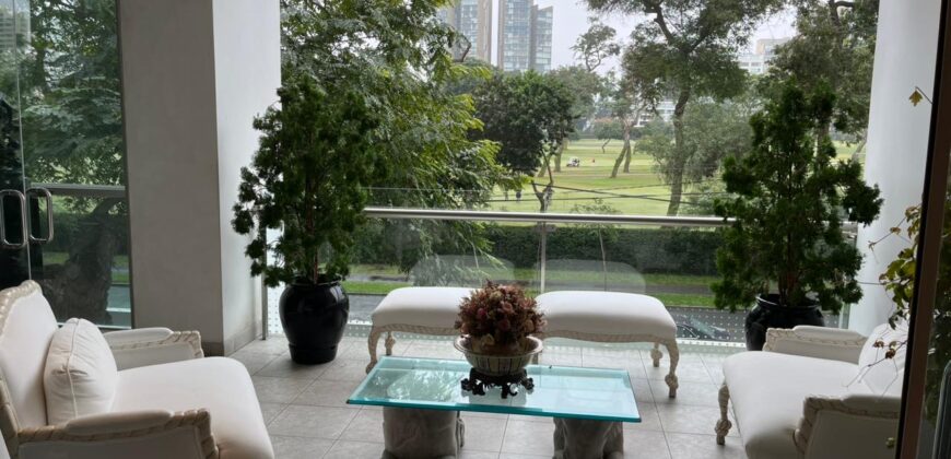 Se vende espectacular departamento con linda vista al Golf en San Gabriel Edifico Ciurlizza