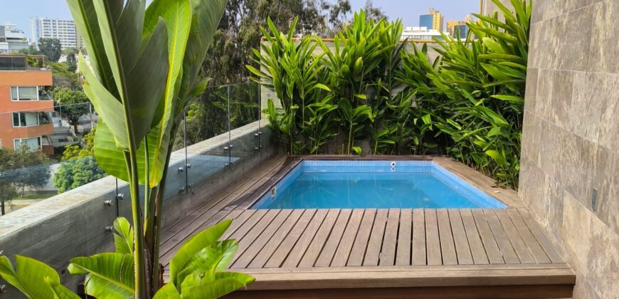Venta de Moderno Penthouse en Av El Rosario San Isidro