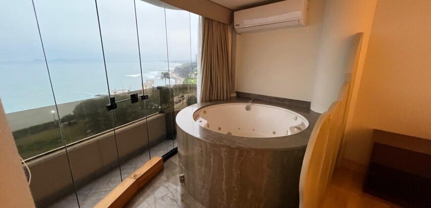 Se vende lindo dpto con espectacular vista al mar en Malecon de la Reserva