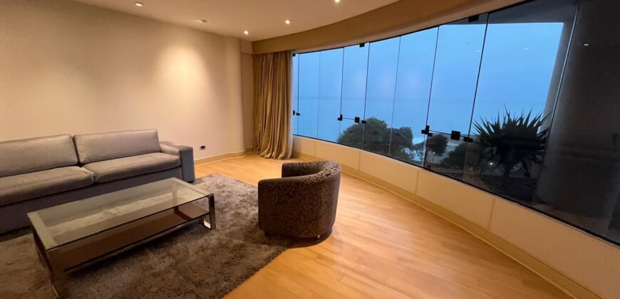 Se vende lindo dpto con espectacular vista al mar en Malecon de la Reserva
